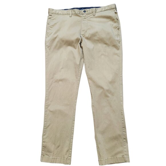 Daniel Hechter Other - Daniel Hechter Pants Mens 38x31 Khaki Beige Flat Front Dress Chino Classic Fit